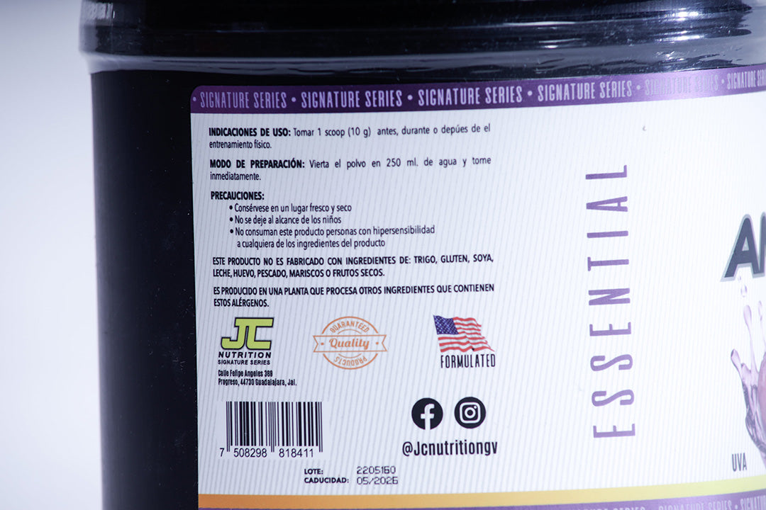 AMINOACIDOS (50 SERVICIOS)