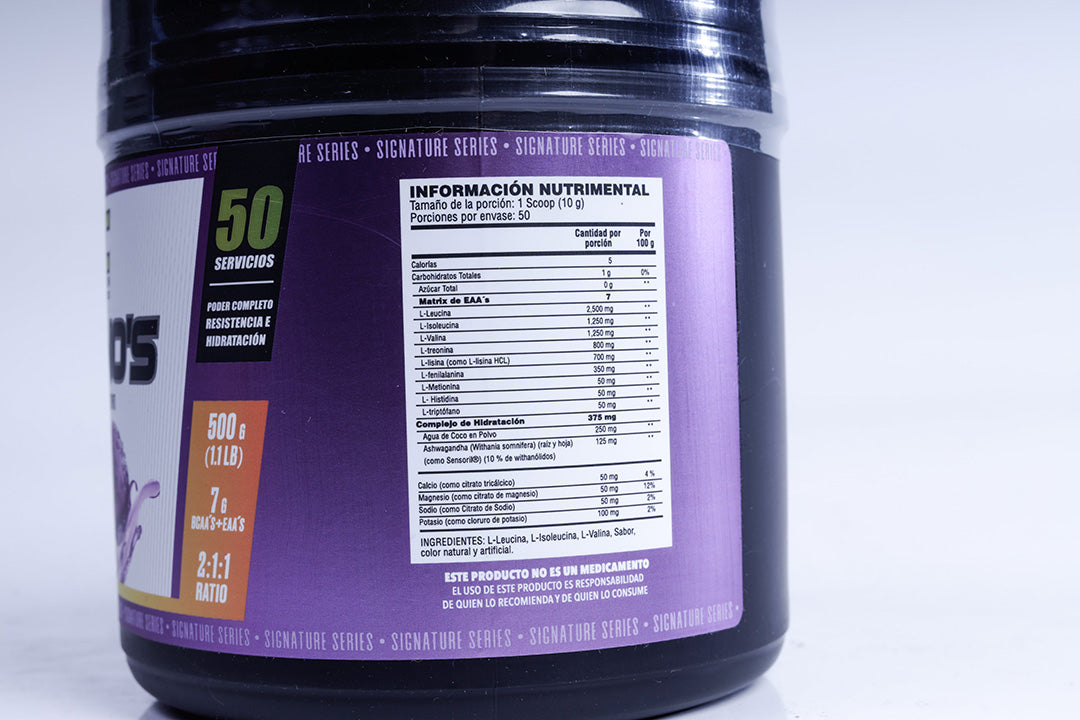 AMINOACIDOS (50 SERVICIOS)